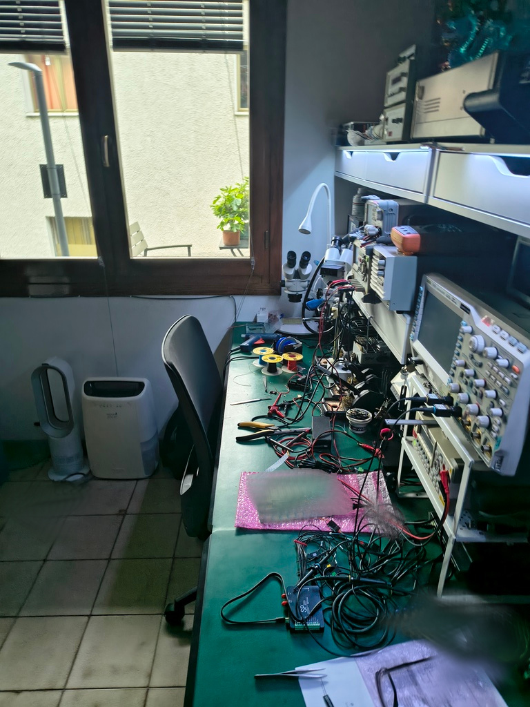 Active debug session on the bench